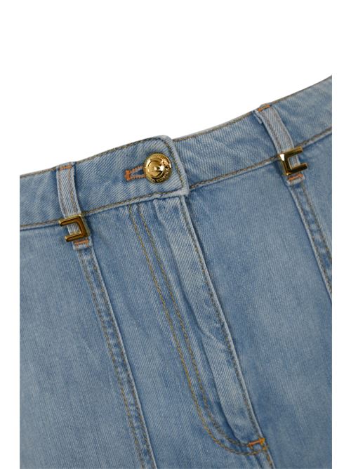 Jeans cargo con dettaglio gioiello Elisabetta Franchi | PJ84D51E2192